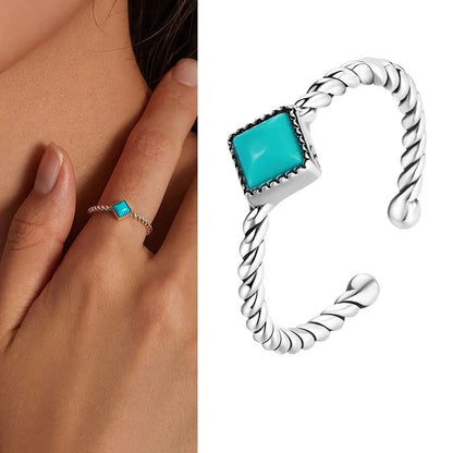 925 Sterling Silver Open Adjustable Rings for Women & Girls. Wedding, Engagement, Anniversary or Gift Rings