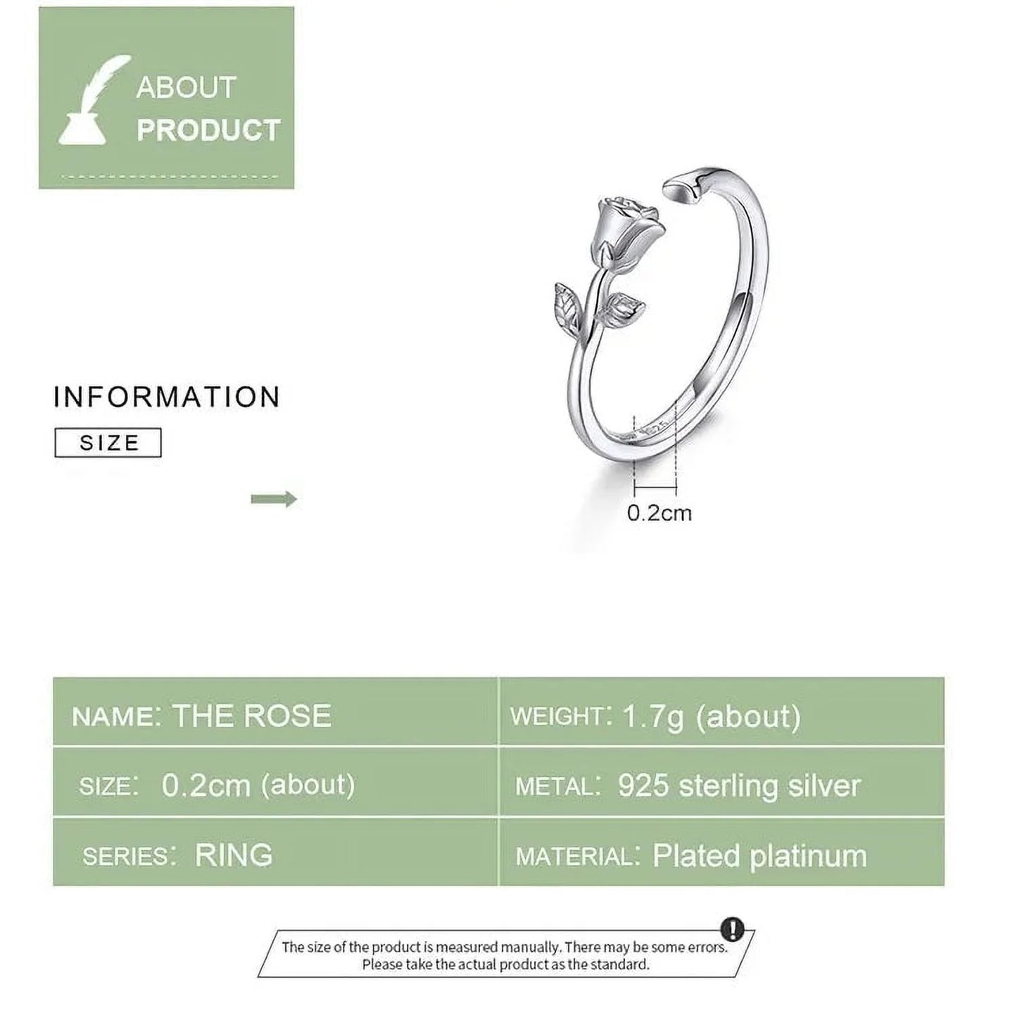 925 Sterling Silver Open Adjustable Rings for Women & Girls. Wedding, Engagement, Anniversary or Gift Rings