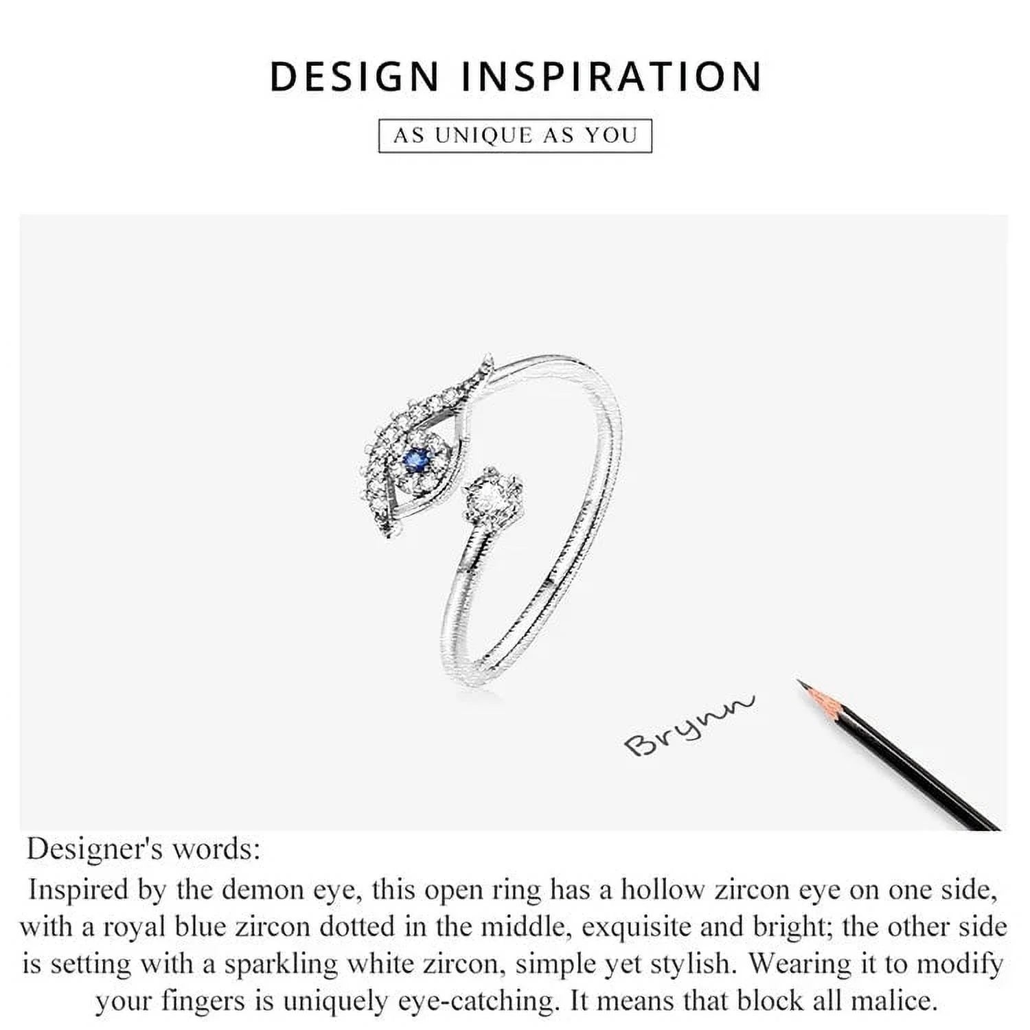 925 Sterling Silver Open Adjustable Rings for Women & Girls. Wedding, Engagement, Anniversary or Gift Rings