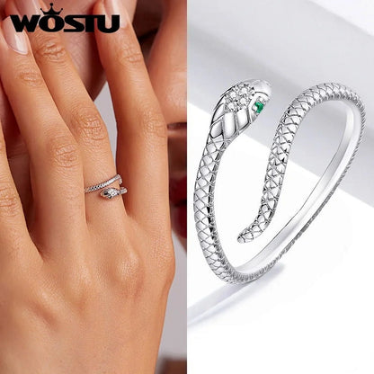 925 Sterling Silver Open Adjustable Rings for Women & Girls. Wedding, Engagement, Anniversary or Gift Rings