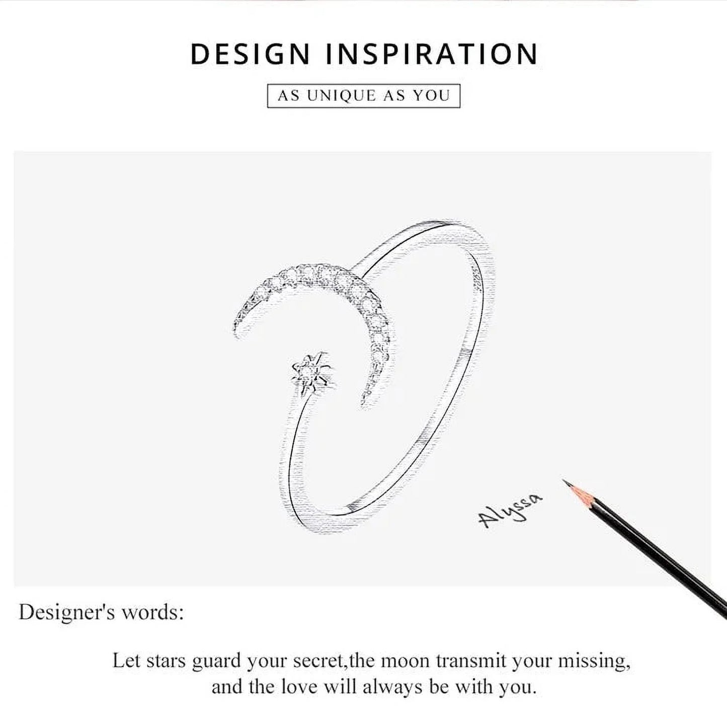 925 Sterling Silver Open Adjustable Rings for Women & Girls. Wedding, Engagement, Anniversary or Gift Rings