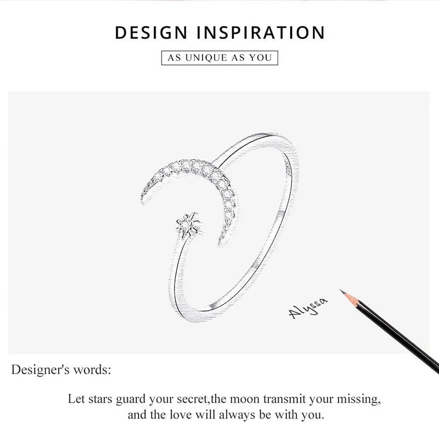 925 Sterling Silver Open Adjustable Rings for Women & Girls. Wedding, Engagement, Anniversary or Gift Rings