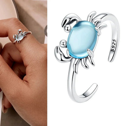 925 Sterling Silver Open Adjustable Rings for Women & Girls. Wedding, Engagement, Anniversary or Gift Rings