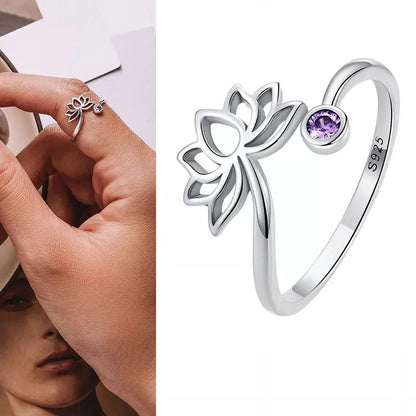 925 Sterling Silver Open Adjustable Rings for Women & Girls. Wedding, Engagement, Anniversary or Gift Rings