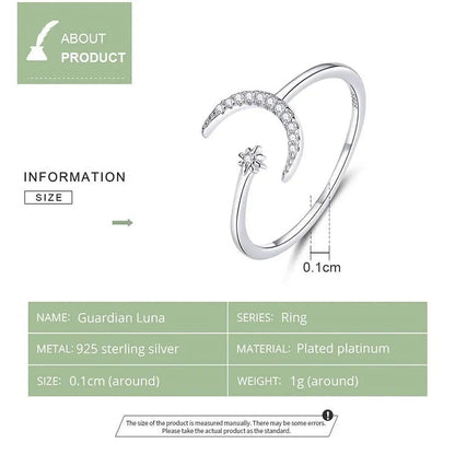 925 Sterling Silver Open Adjustable Rings for Women & Girls. Wedding, Engagement, Anniversary or Gift Rings