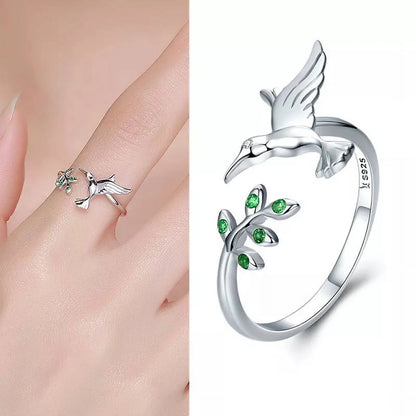 925 Sterling Silver Open Adjustable Rings for Women & Girls. Wedding, Engagement, Anniversary or Gift Rings